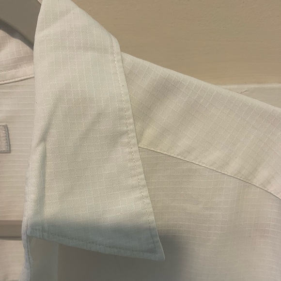 Claiborne men’s white button down dress shirt size L - Picture 3 of 6